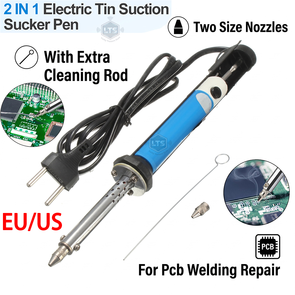 Desoldering Gun Vacuum Electric - مجموعة أدوات مسدس شفط لحام كهربائي