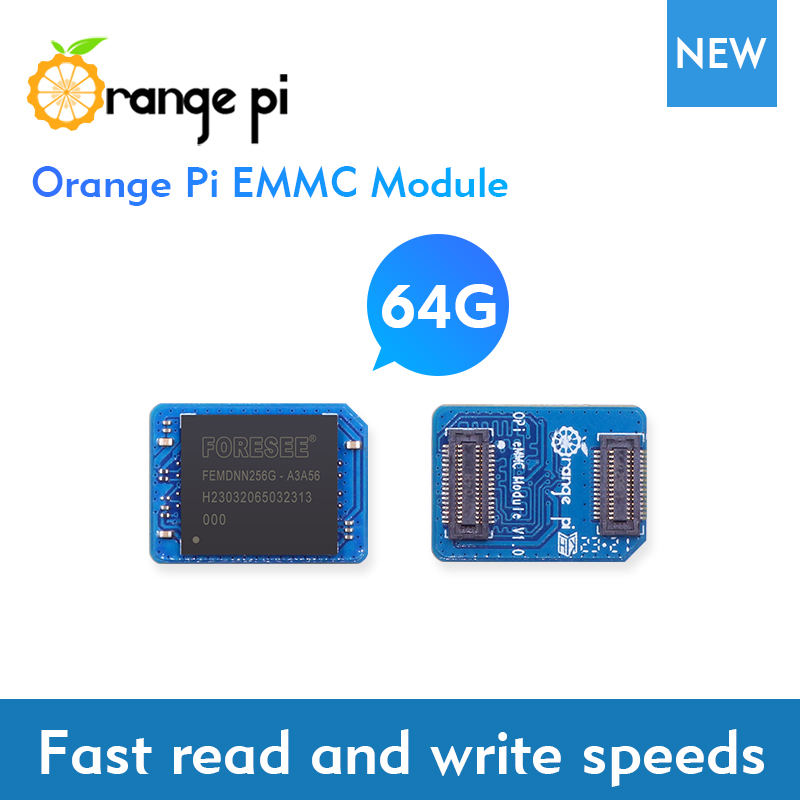 Orange Pi 5 Plus 16Gb - وحدة Orange Pi 64GB EMMC للوحة