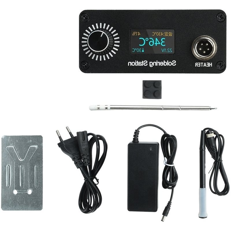 【A56X】محطة لحام رقمية محمولة ص - مراجعة Soldering Station T12 Oled وسعره