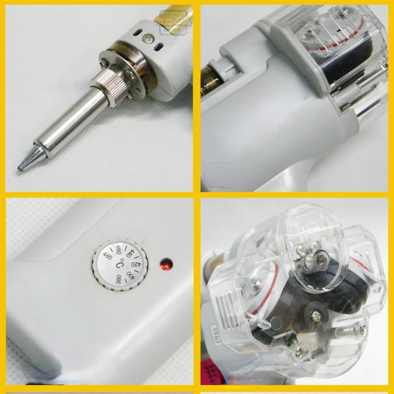مضخة شفط مزدوجة 100 واط، مسدس  - مراجعة Desoldering Gun Vacuum Electric وسعره