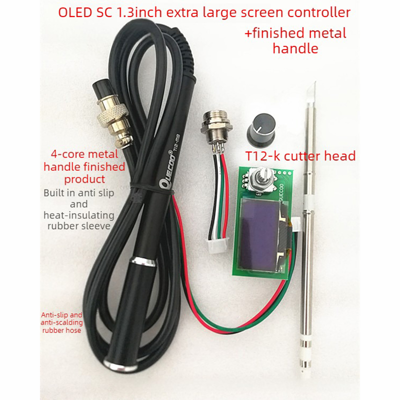 لوحة تحكم لمحطة لحام DIY مع شا - مراجعة Soldering Station T12 Oled وسعره