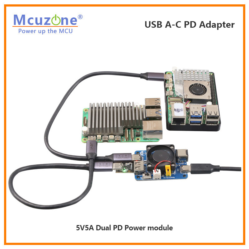 محول Raspberry Pi5 USB A-C PD، - مراجعة Banana Pi Bpi-M5 وسعره