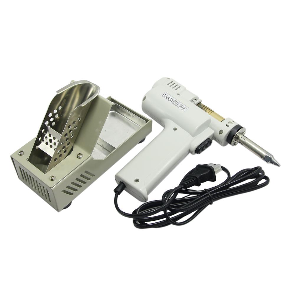 S-993A 220 فولت 100 واط استهلا - مراجعة Desoldering Gun Vacuum Electric وسعره