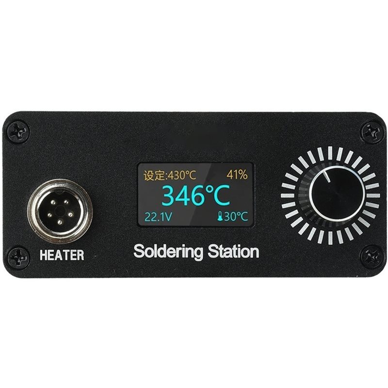 محطة لحام رقمية محمولة ABYN-Pr - مراجعة Soldering Station T12 Oled وسعره