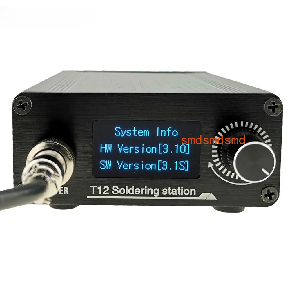 محطة لحام STM32 V3.1S T12 مع ش - مراجعة Soldering Station T12 Oled وسعره