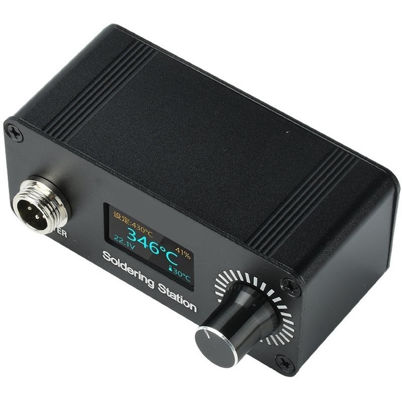 محطة لحام رقمية B03C-T12 محمول - مراجعة Soldering Station T12 Oled وسعره